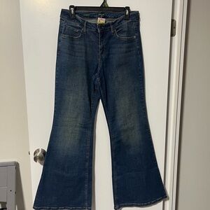 wild fable Dark Blue Mid Rise Flare Jeans